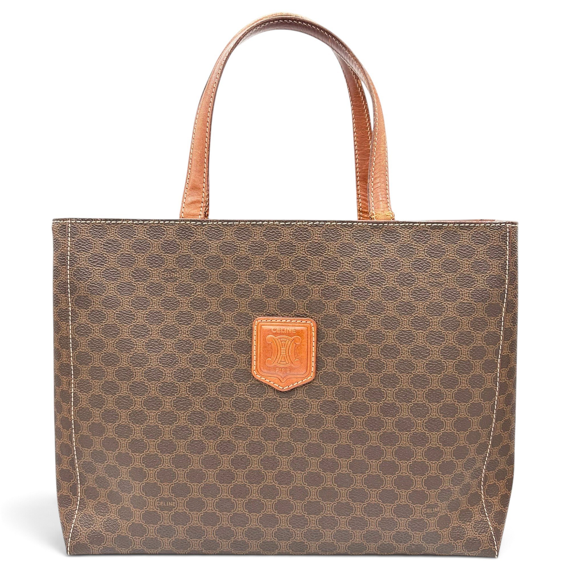 Leather tote
