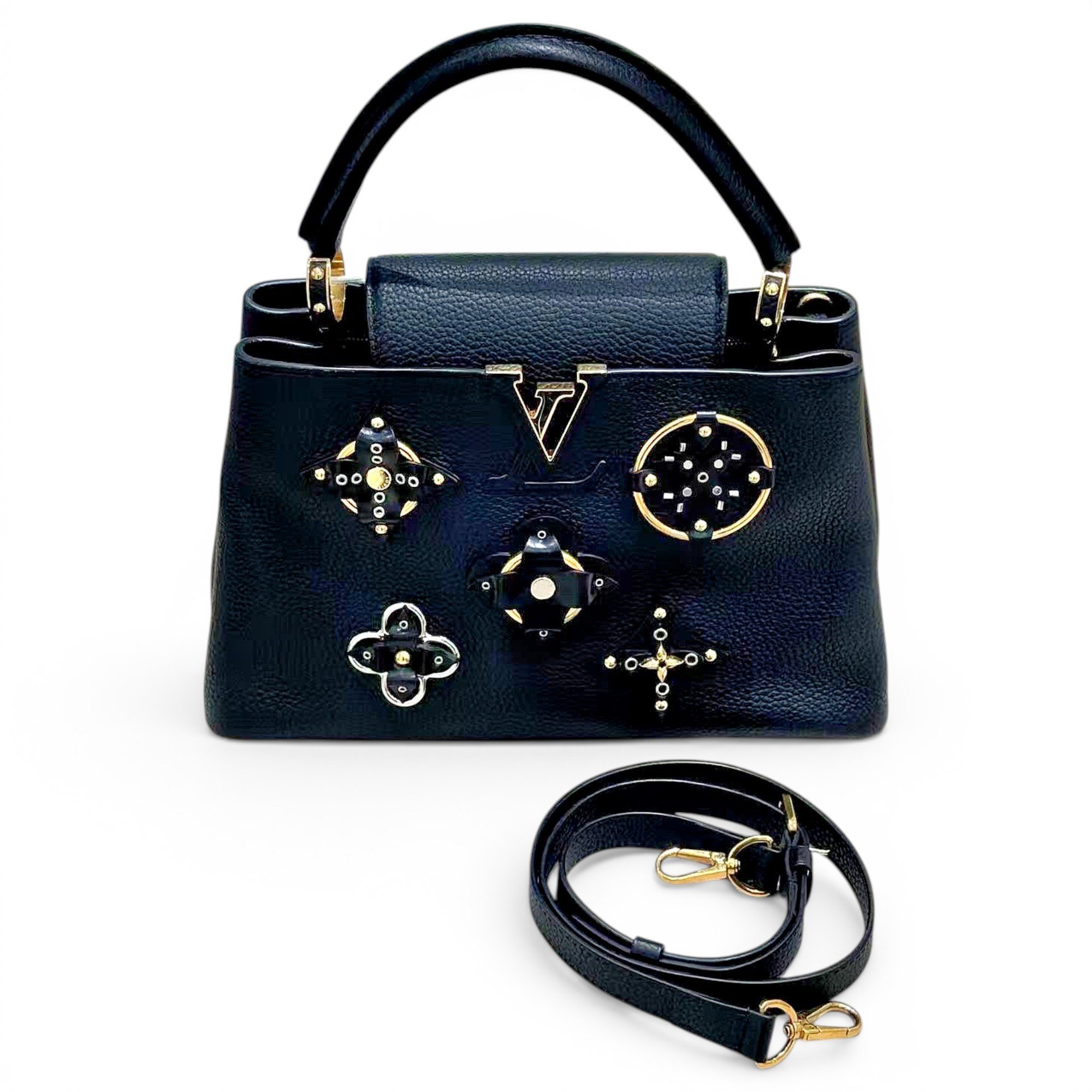 Capucines leather handbag