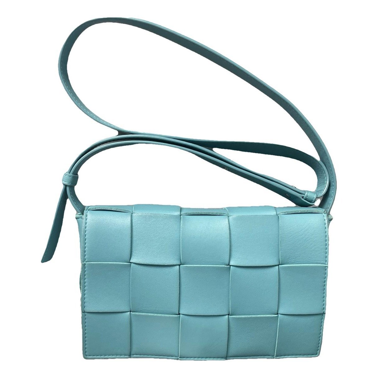 Cassette leather handbag