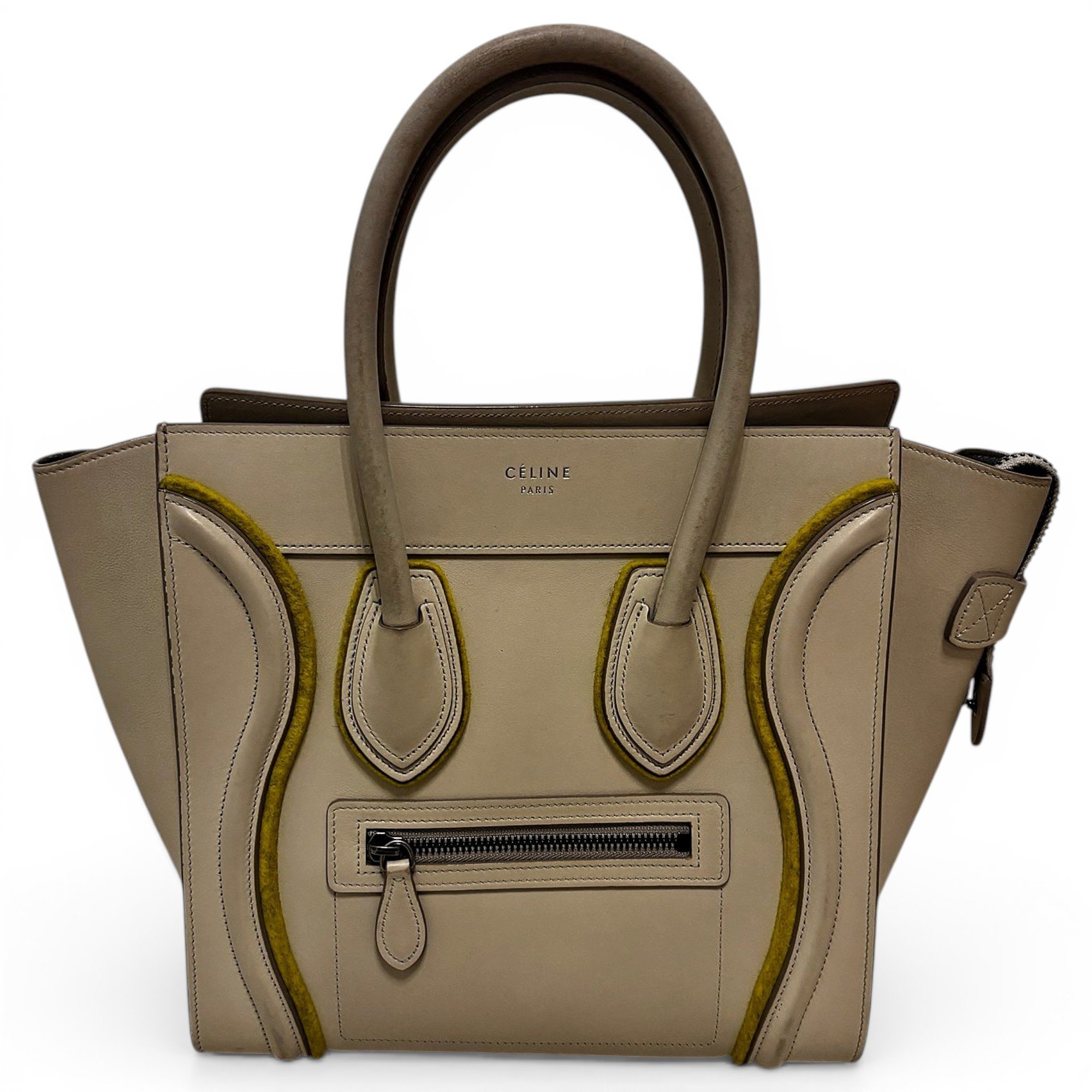 Luggage leather handbag