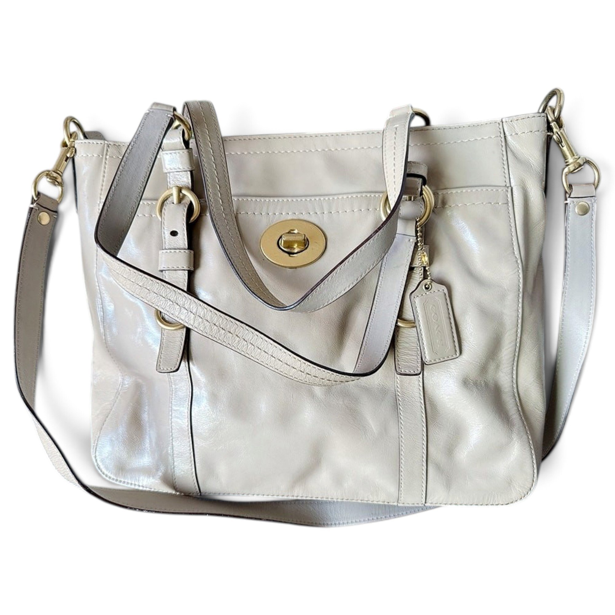Signature Sufflette leather tote