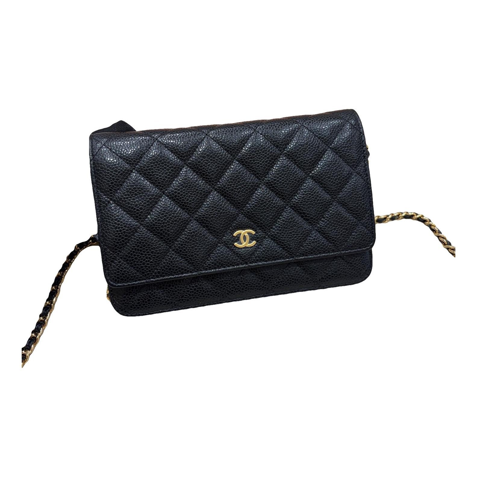 Wallet On Chain Timeless/Classique leather crossbody bag