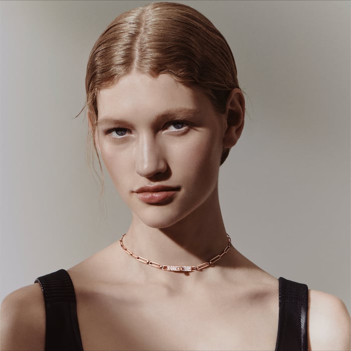 Sans Coloris Kelly Chaine Double Bracelet, Small Model