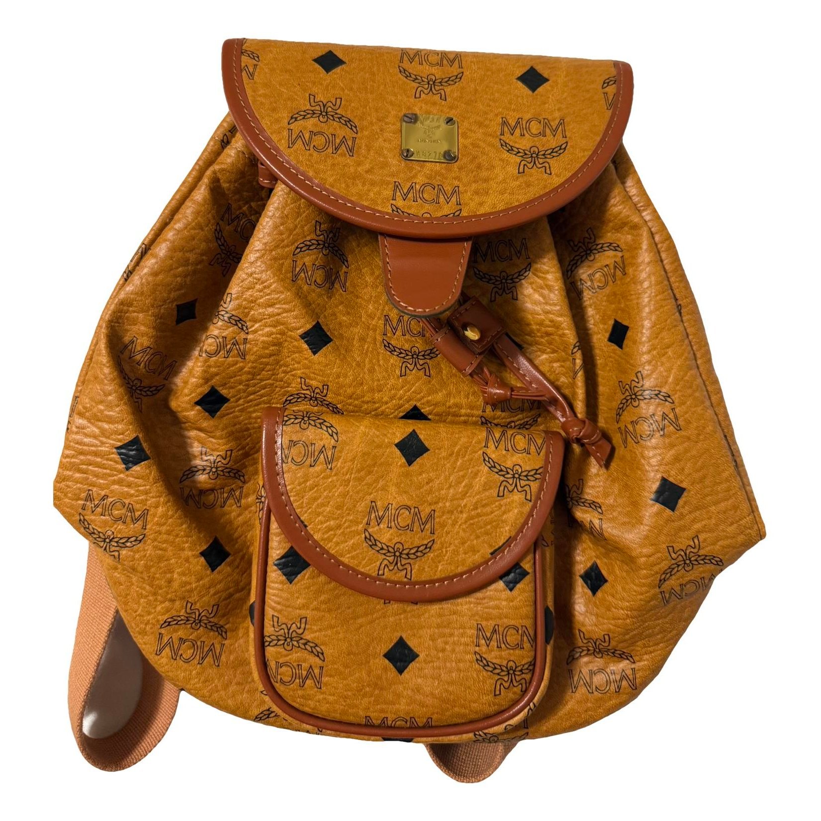 Leather backpack