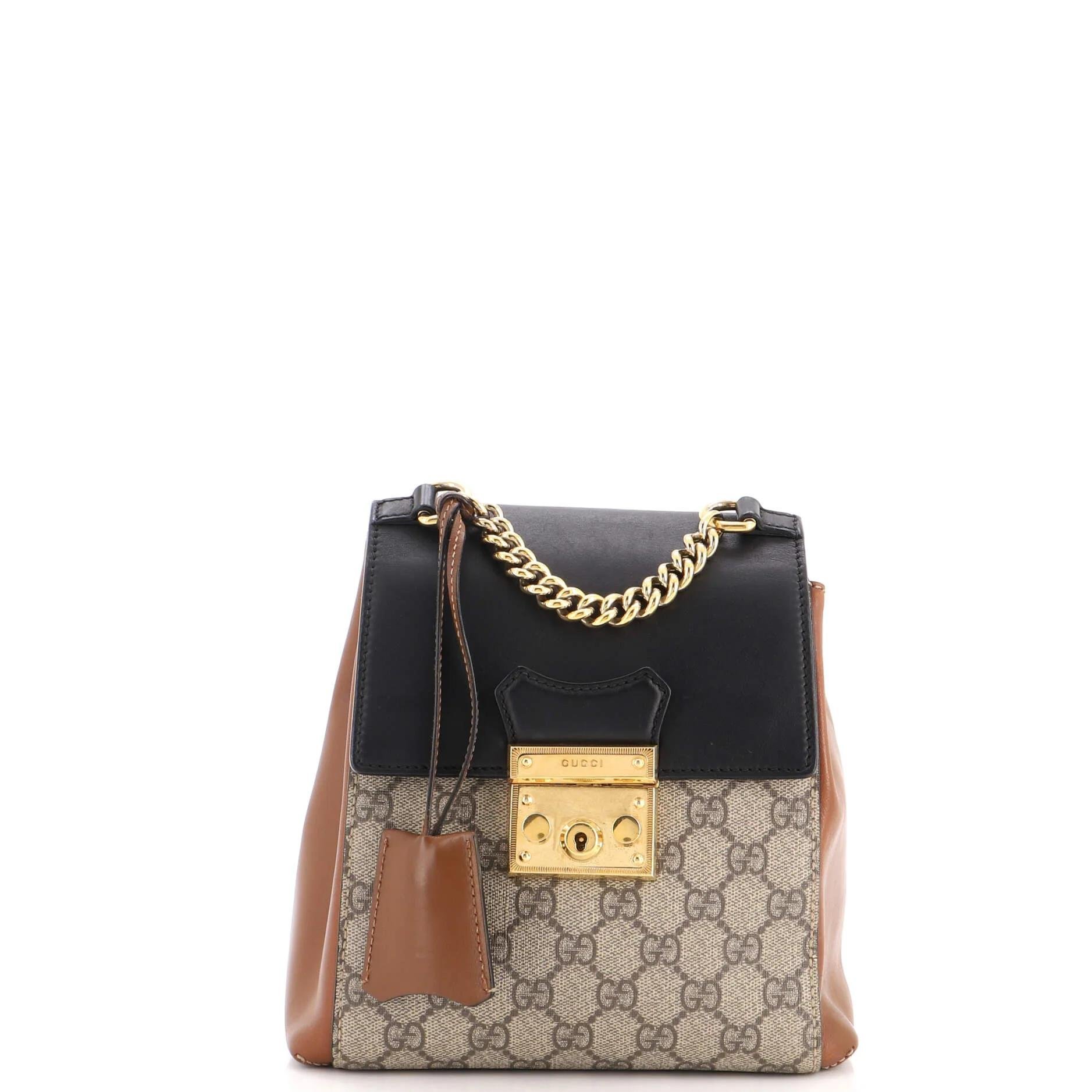 Leather backpack