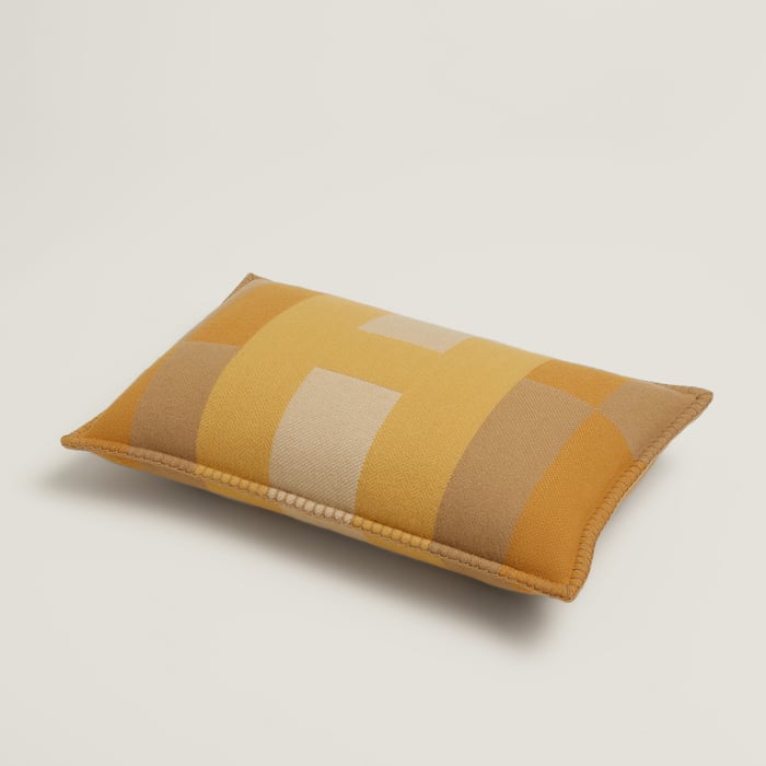Gold H Horizon Pillow, Medium Model