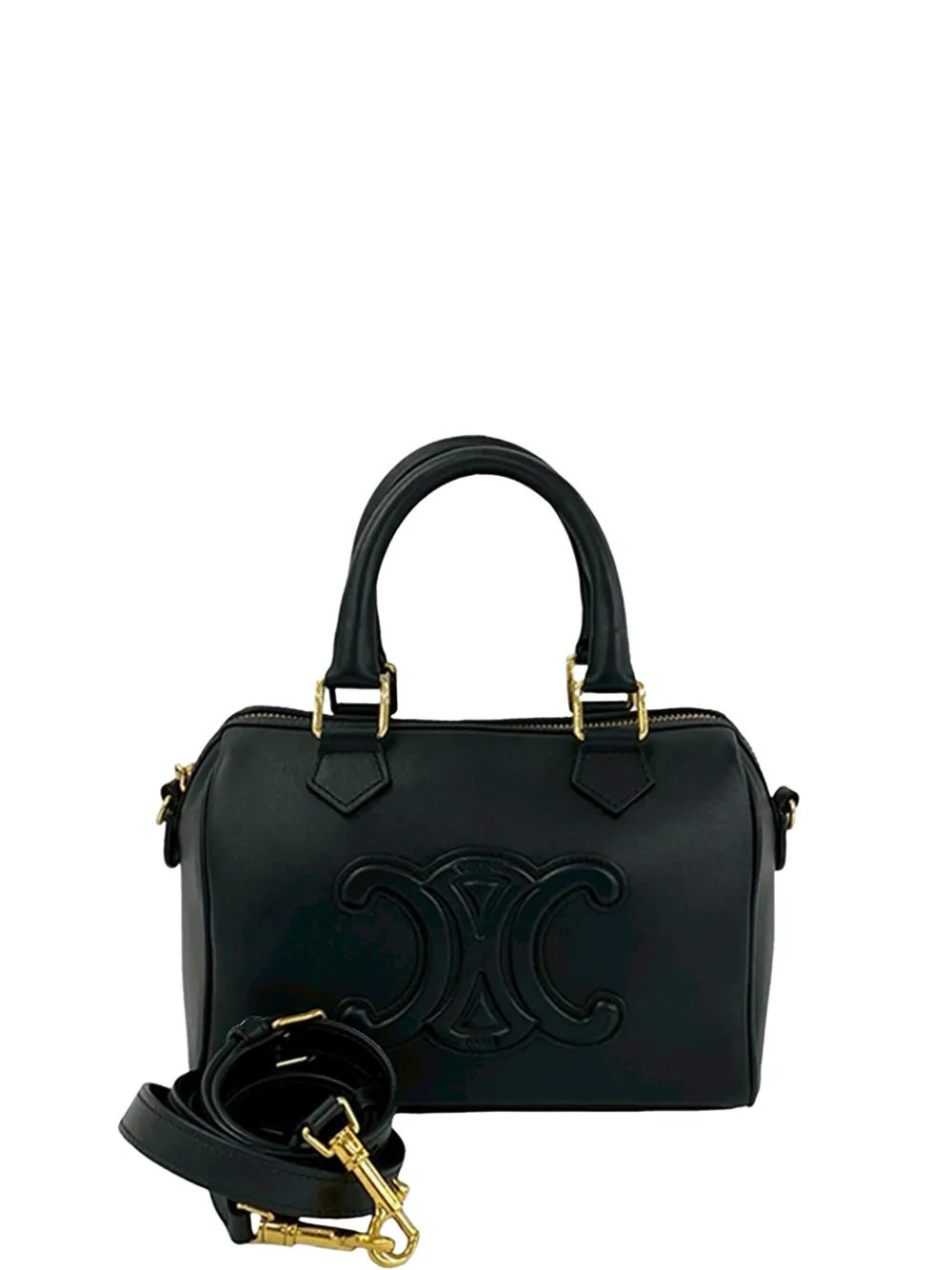 2024 Small Smooth Calfksin Cuir Triomphe Boston satchel