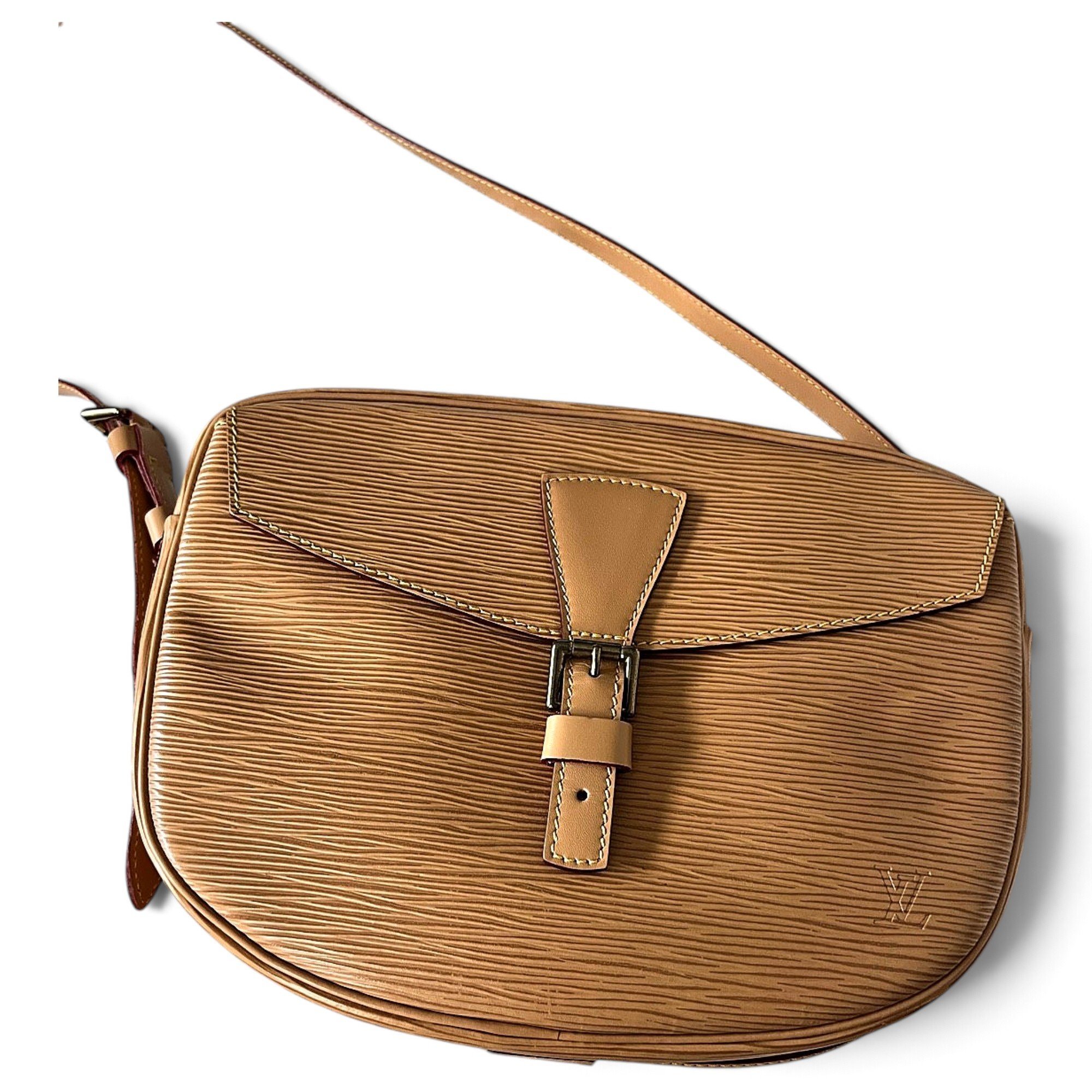 Jeune fille leather crossbody bag