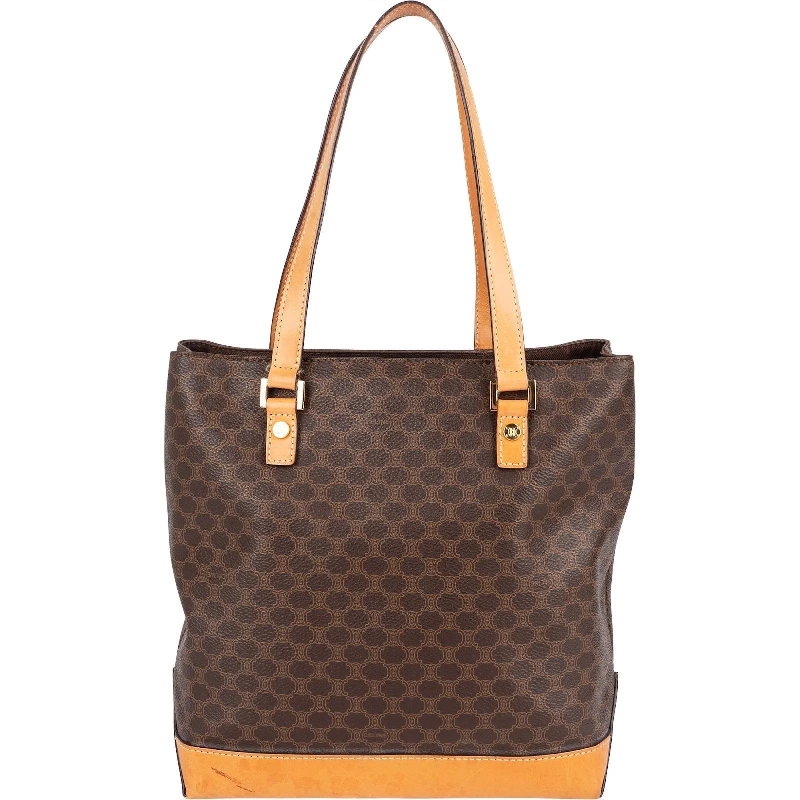 Triomphe leather handbag