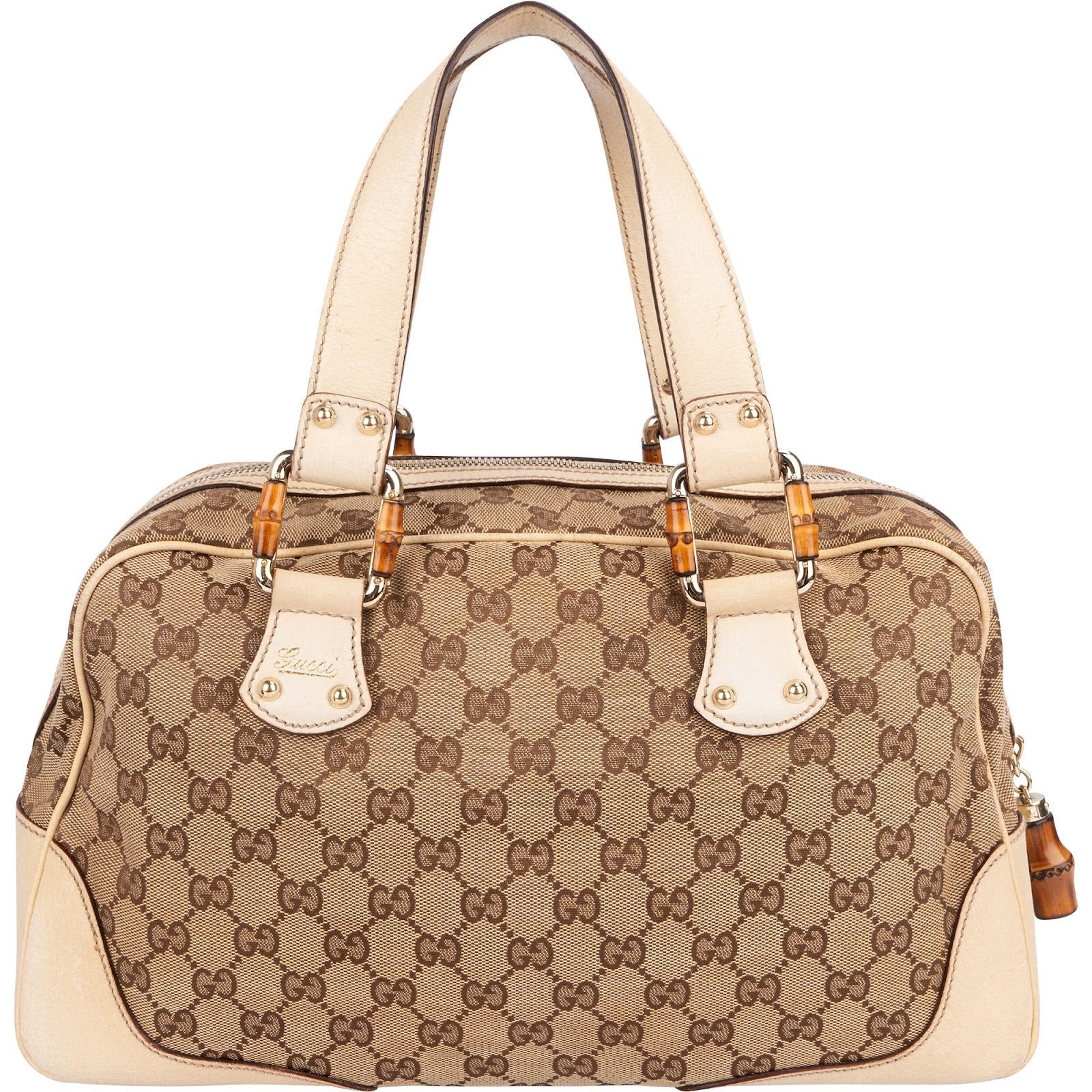 Diana Bamboo leather handbag