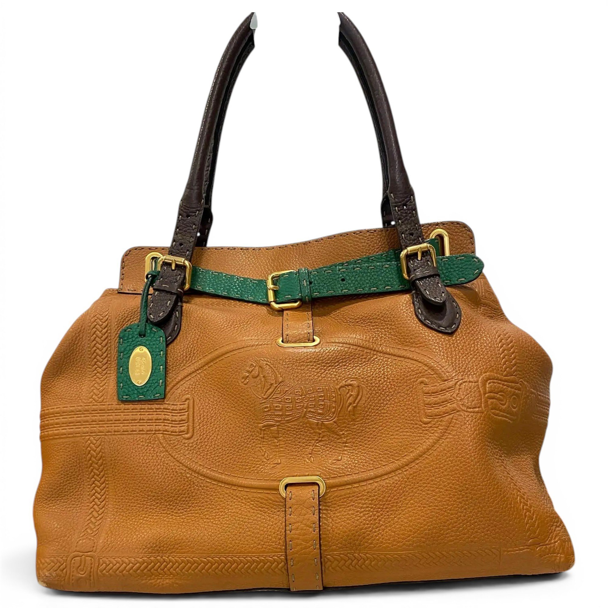Leather handbag