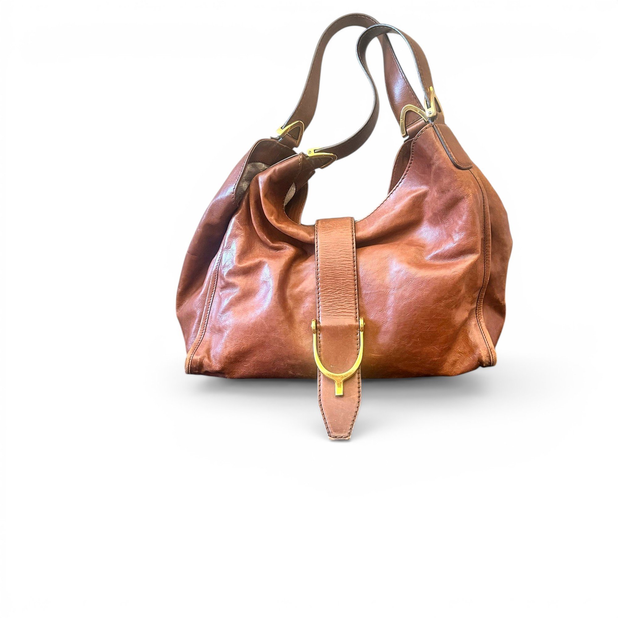 Stirrup leather handbag