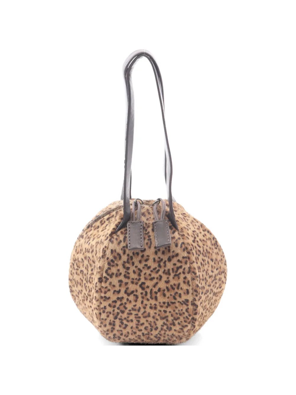 leopard-print tote bag