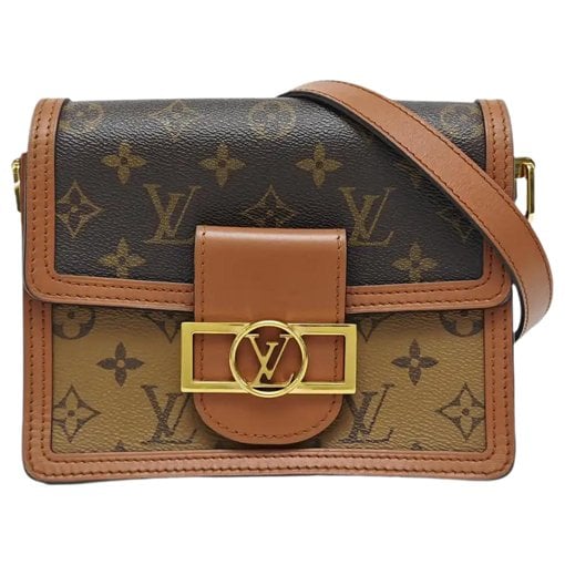 Dauphine leather mini bag