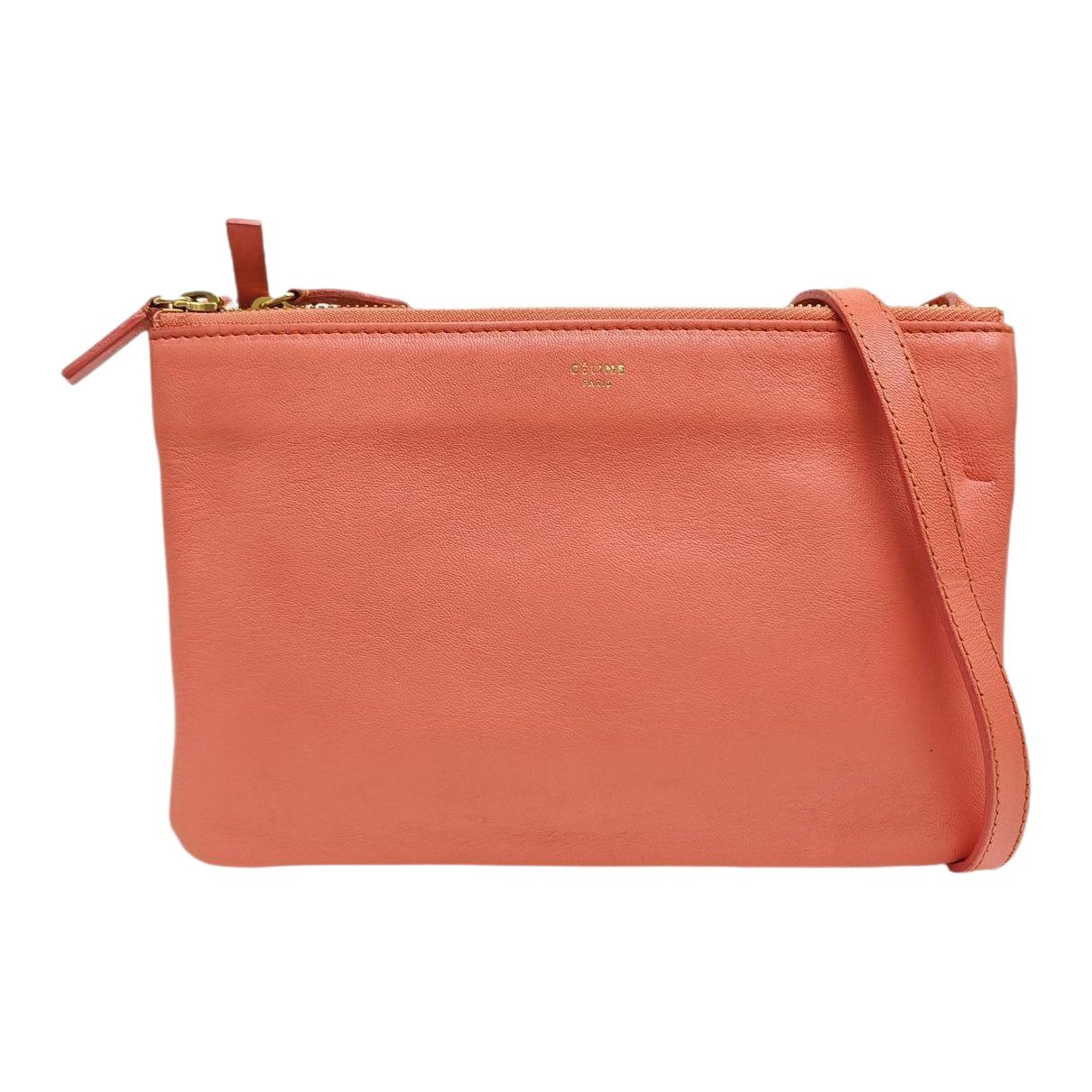 Trio leather crossbody bag