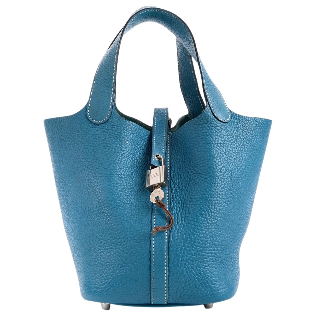 Picotin leather tote