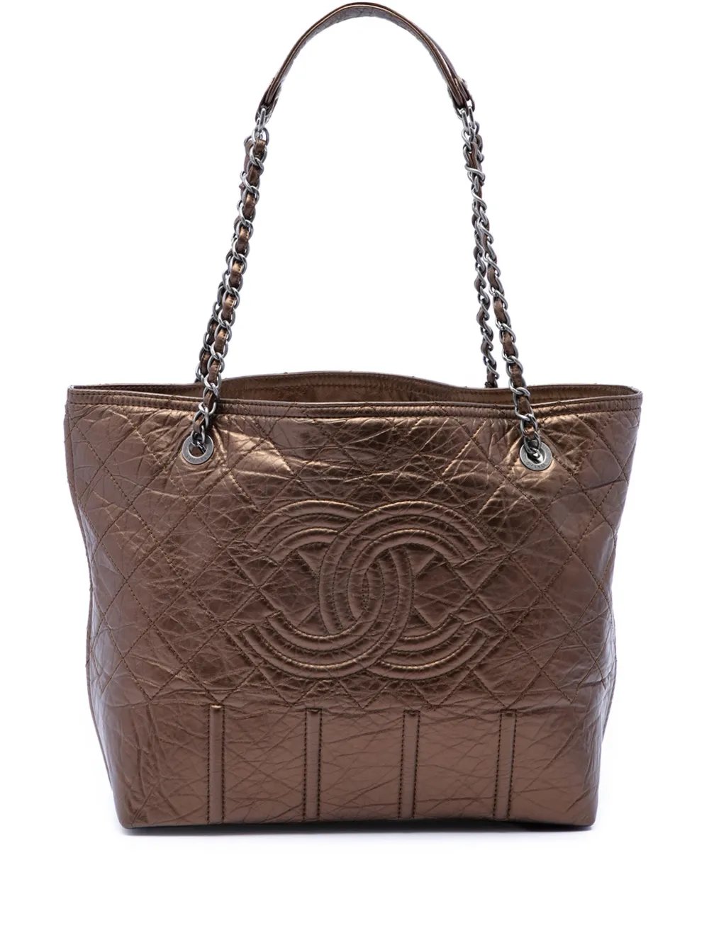 2008-2009 Distressed Calfskin Shopping In Moscow tote bag