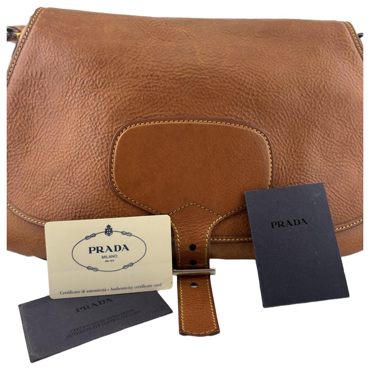 Leather handbag
