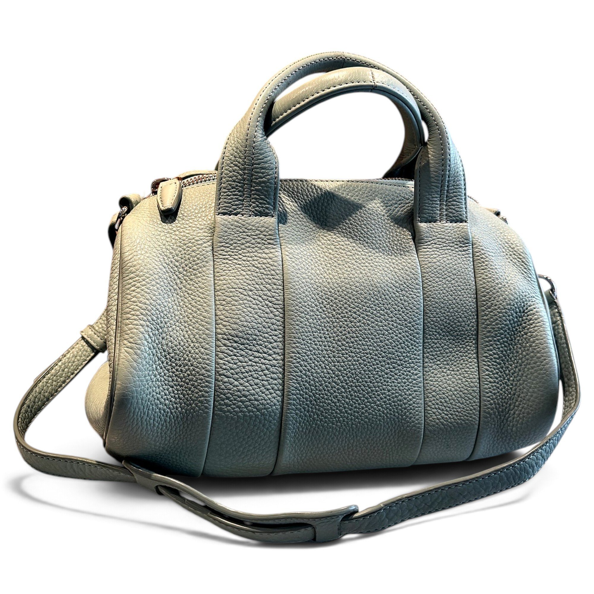 Rockie leather bowling bag