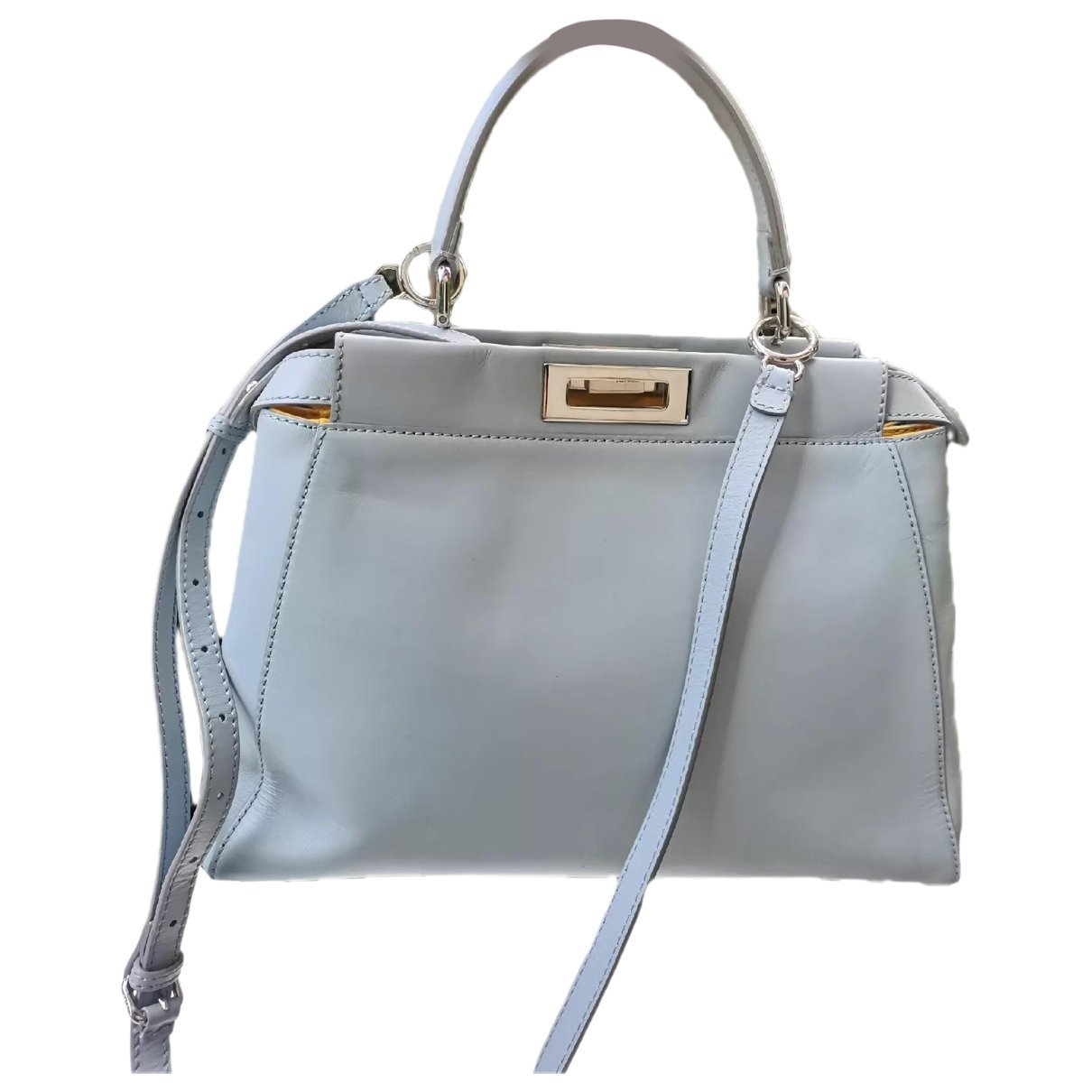 Peekaboo leather handbag