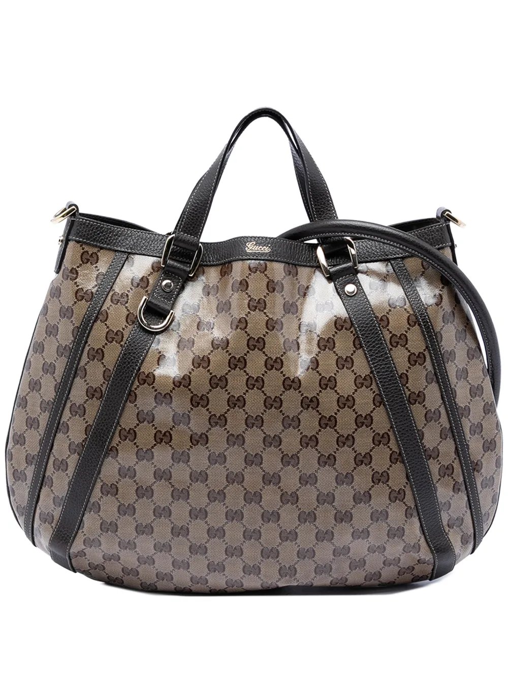 2016-2026 GG Crystal Abbey D Ring Convertible Tote satchel