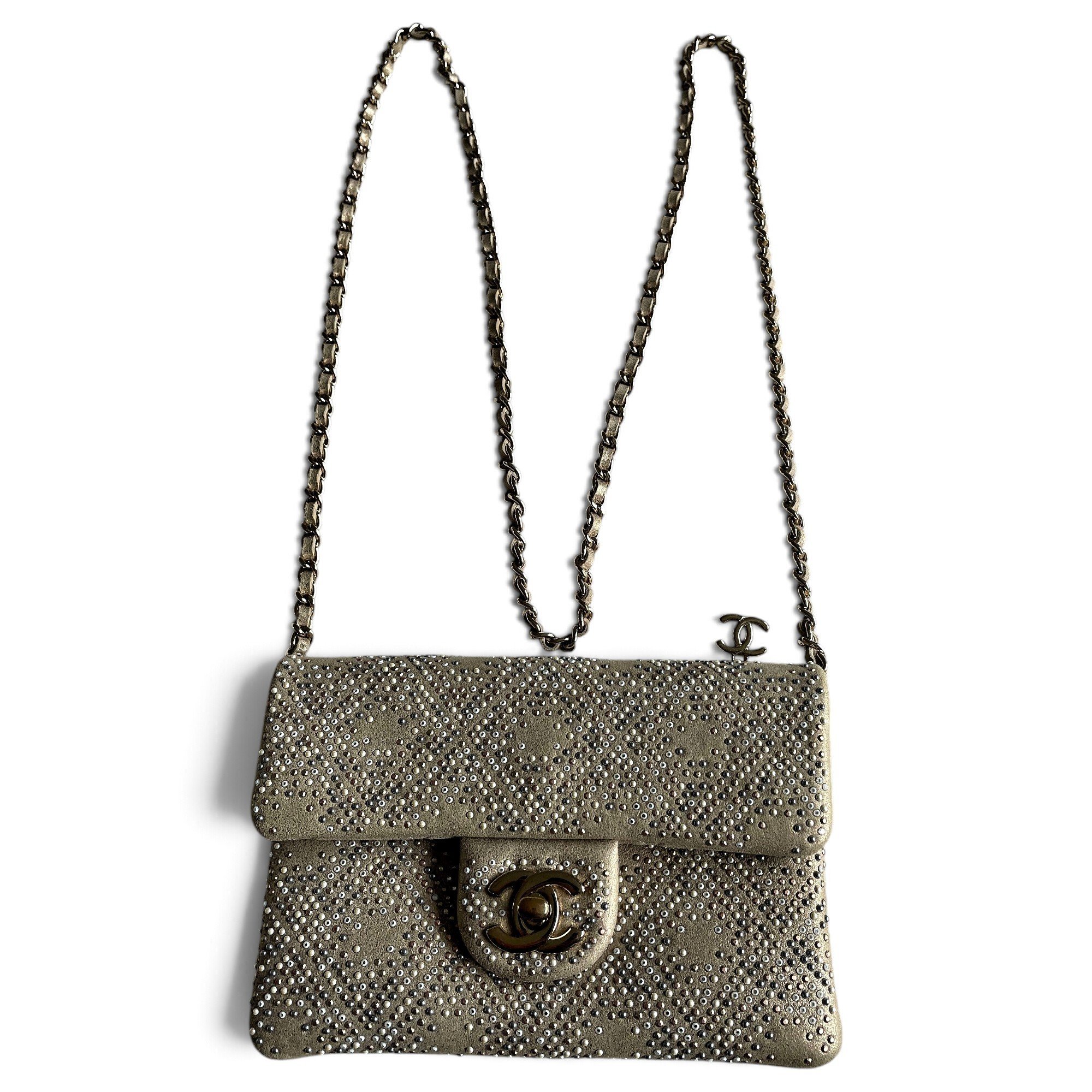 Leather clutch bag