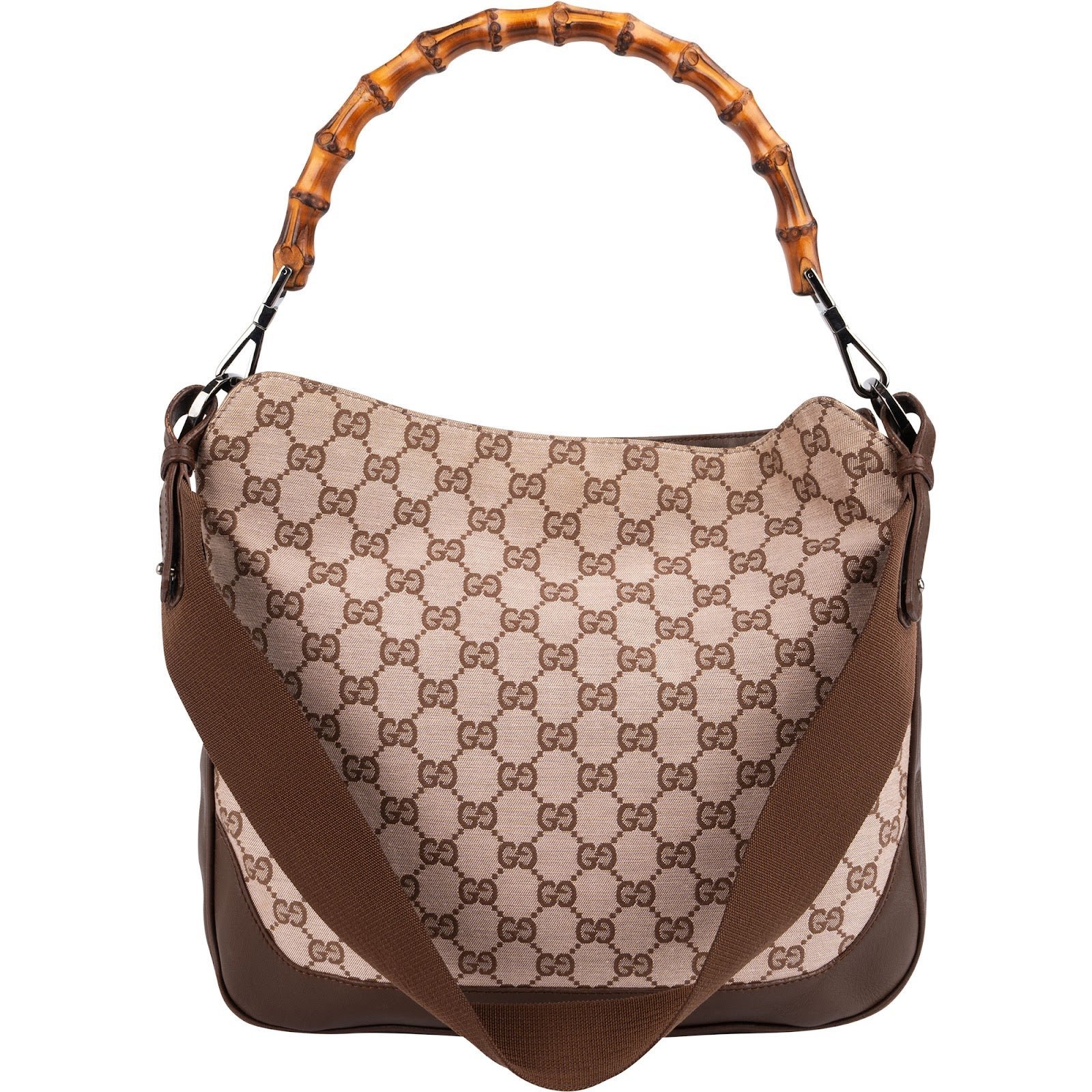 Bamboo leather handbag