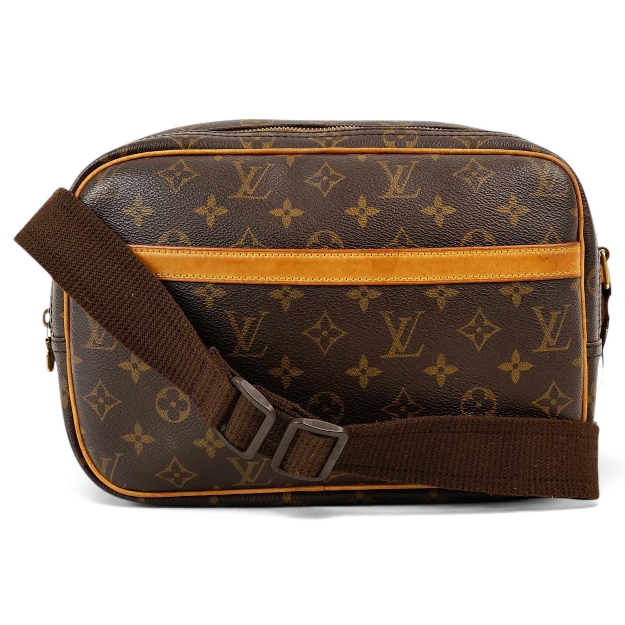 Reporter leather crossbody bag