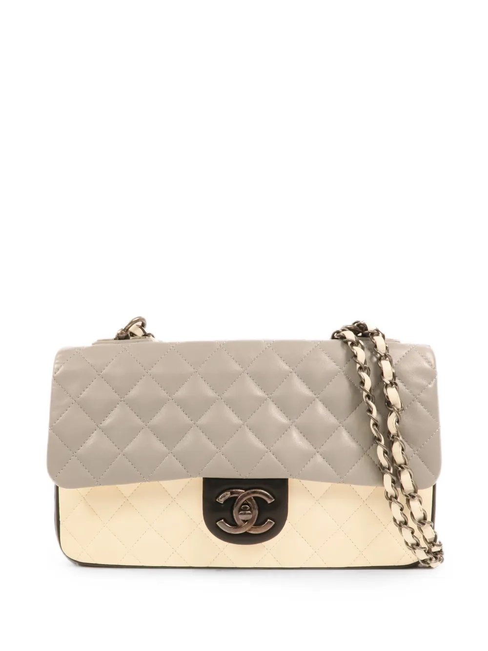 CC turn-lock shoulder bag