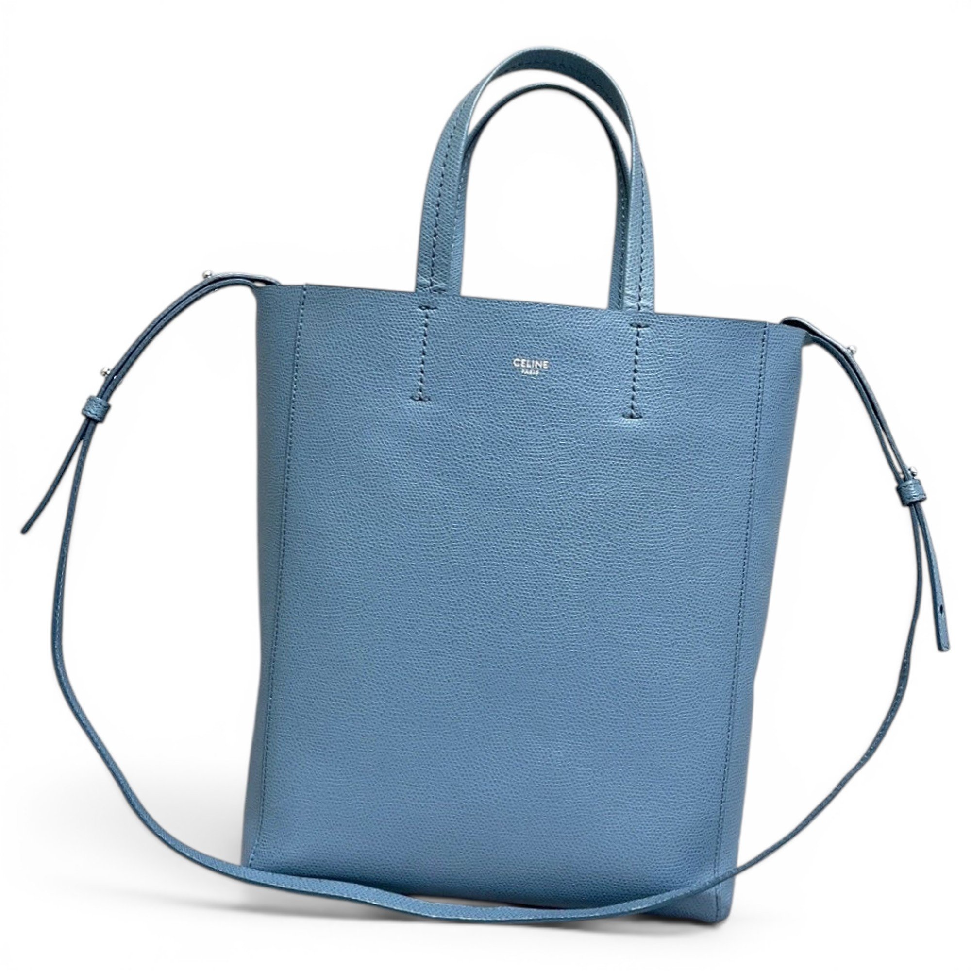 Cabas leather handbag