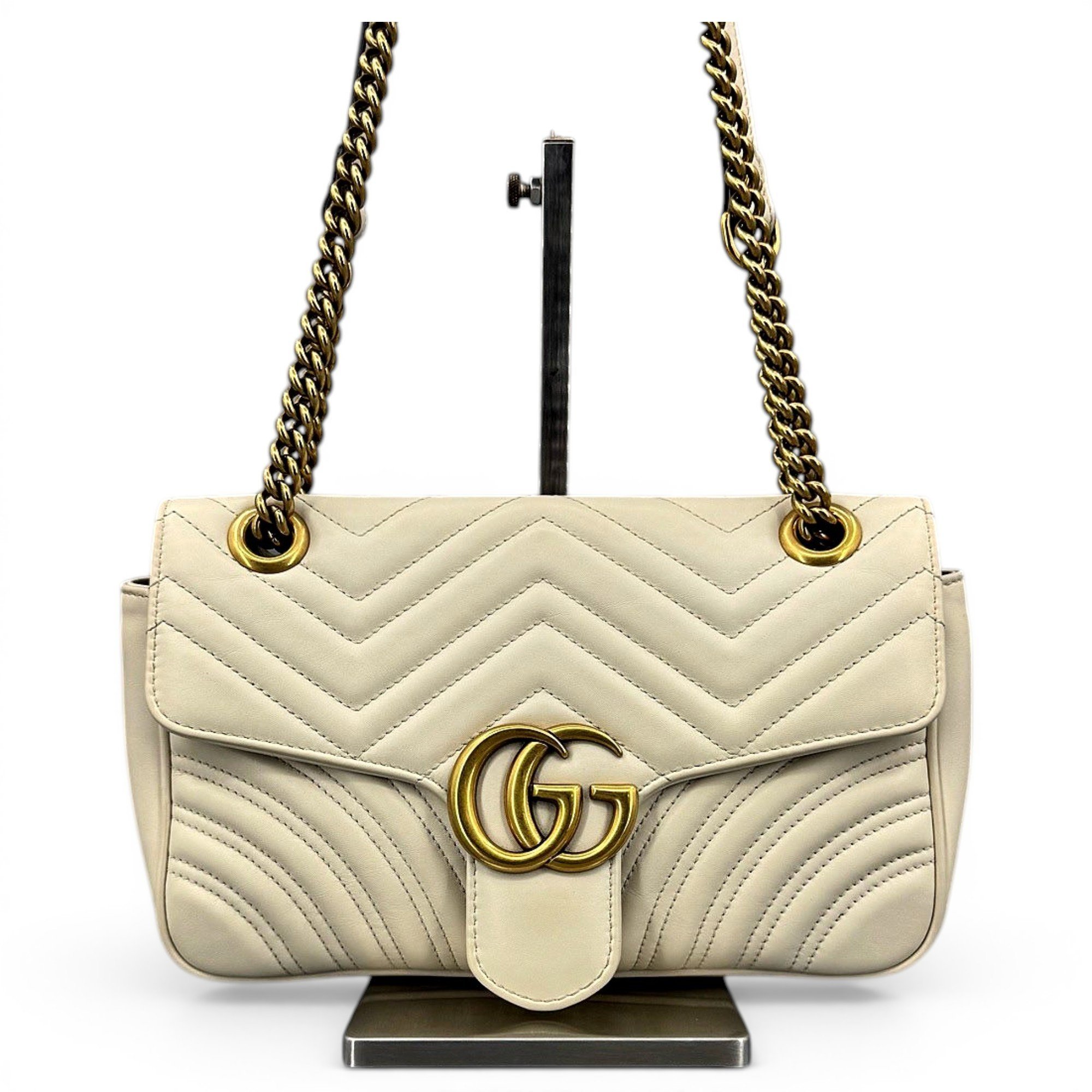 GG Marmont Flap leather crossbody bag