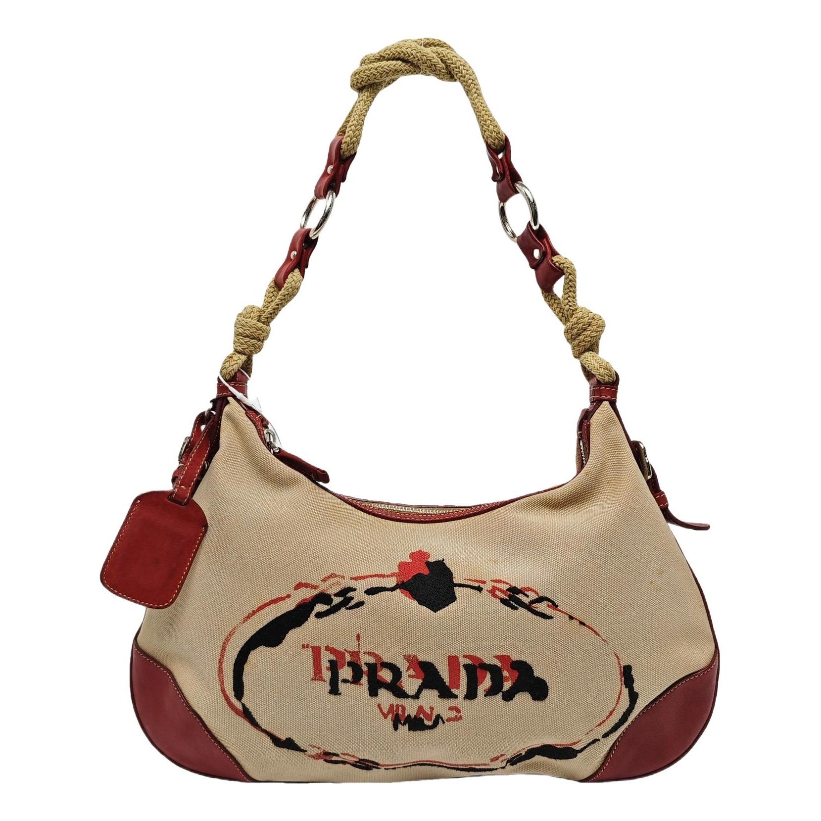 Demi-Lune cloth handbag