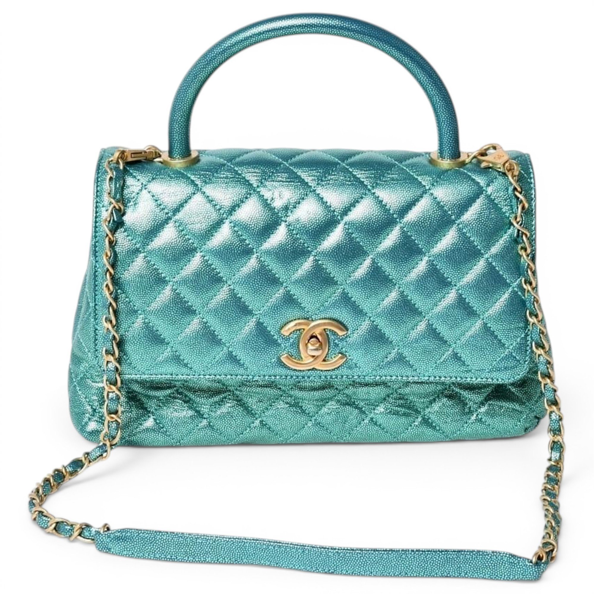 Coco Handle leather handbag