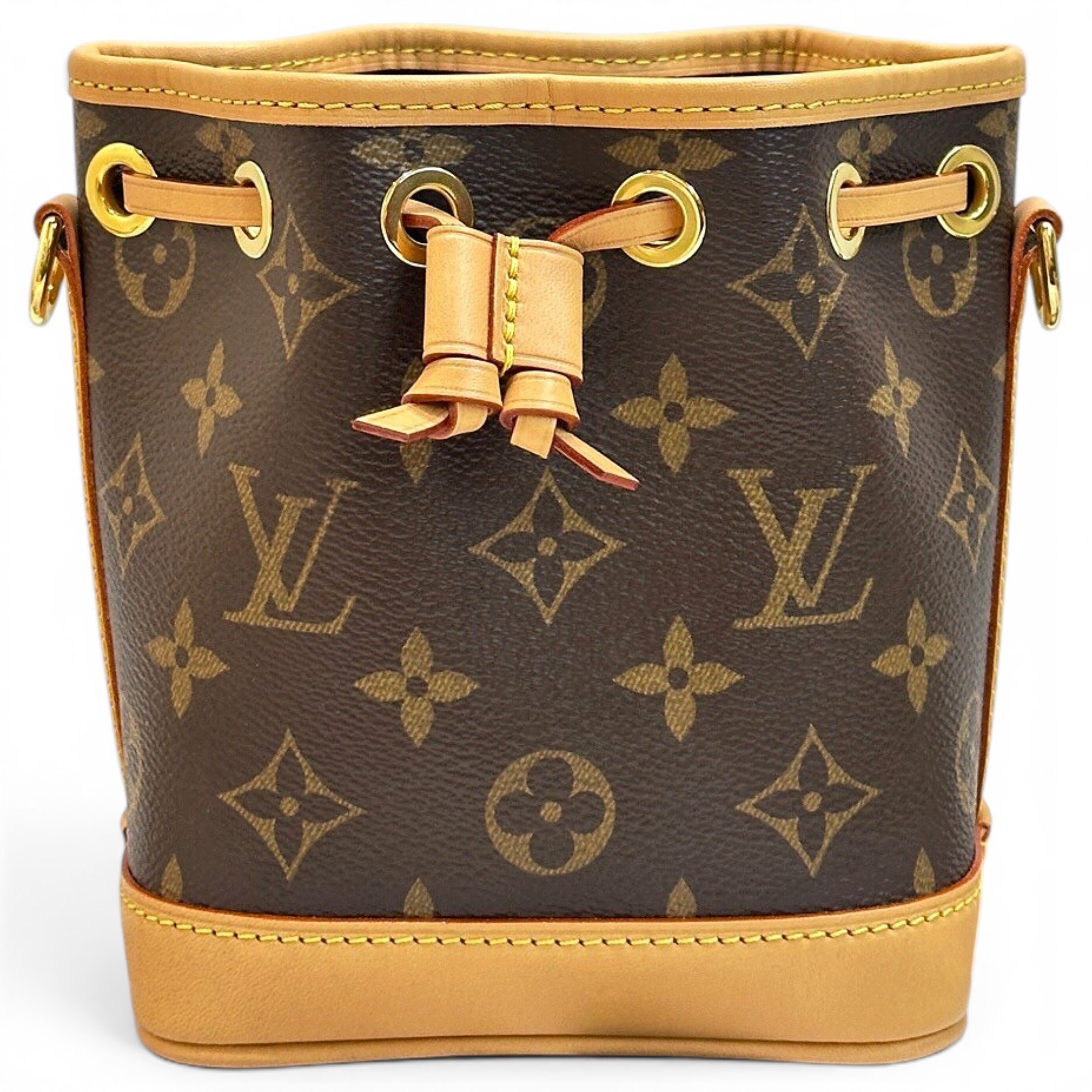 Nano Noé leather handbag