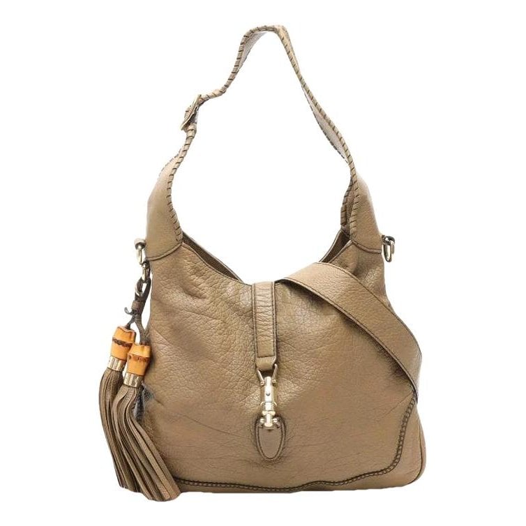 Bamboo leather handbag