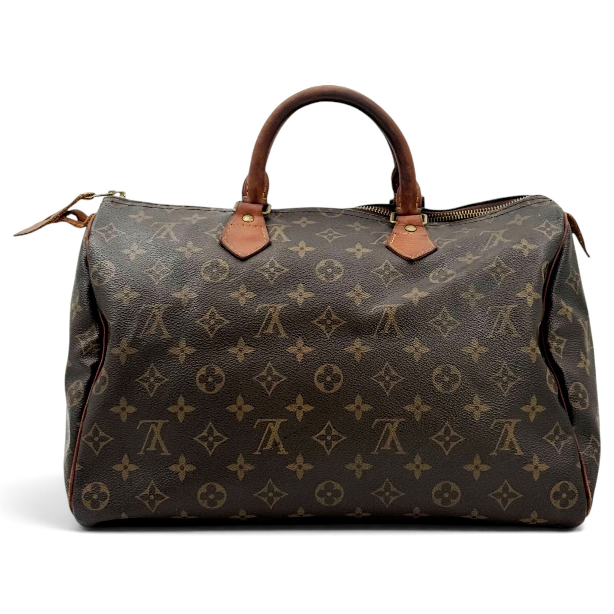 Speedy leather handbag
