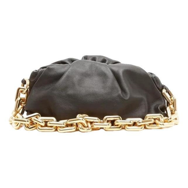Chain Pouch leather handbag