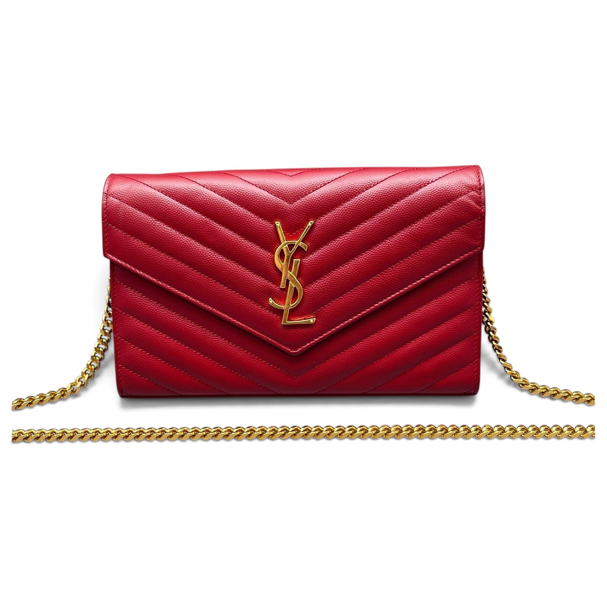 Envelope leather crossbody bag