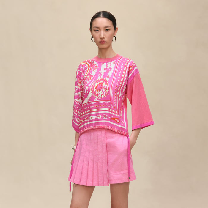 Rose Sakura "Candy Libris" Long-sleeve Twillaine T-shirt Sweater