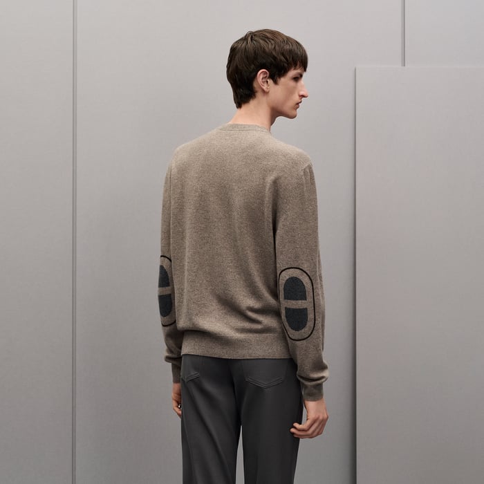 Vigoureux "Maillon Chaine d'Ancre" Crewneck Cashmere Sweater