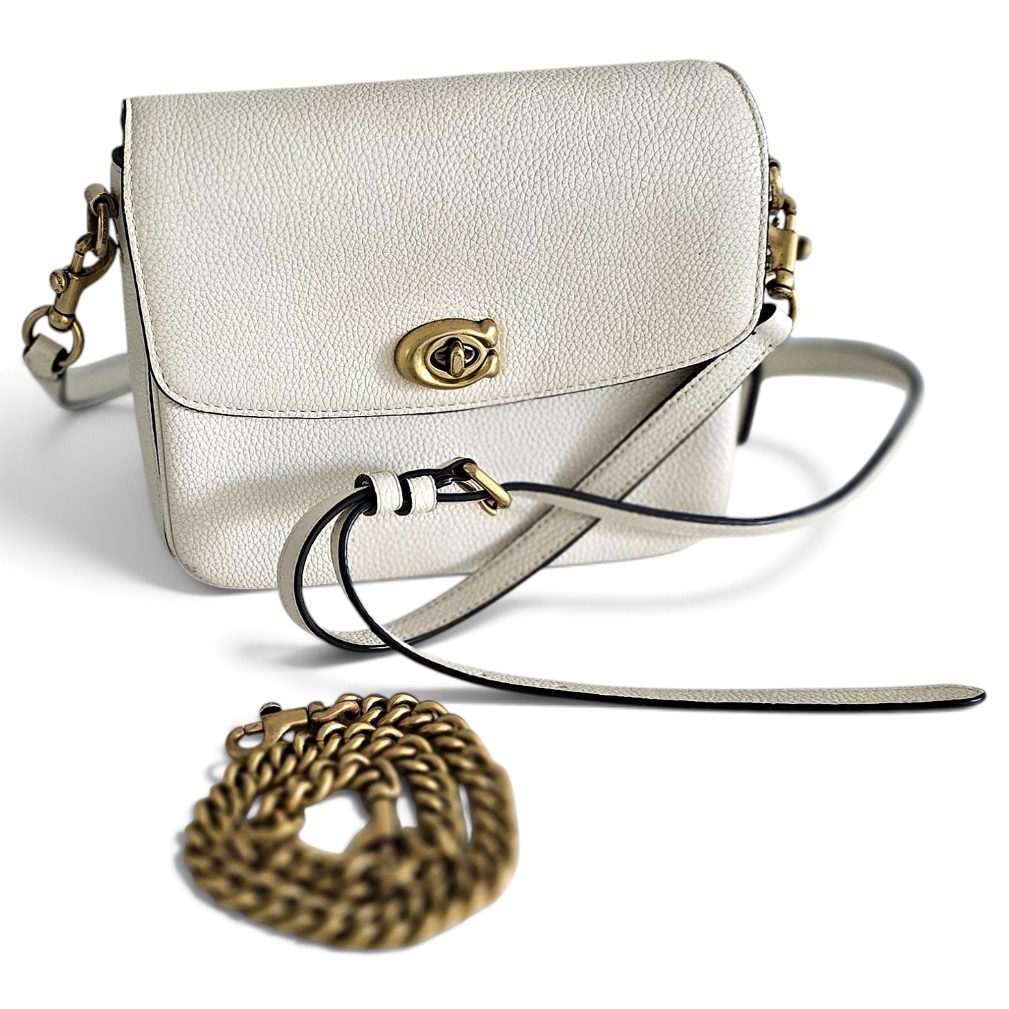 Parker leather crossbody bag