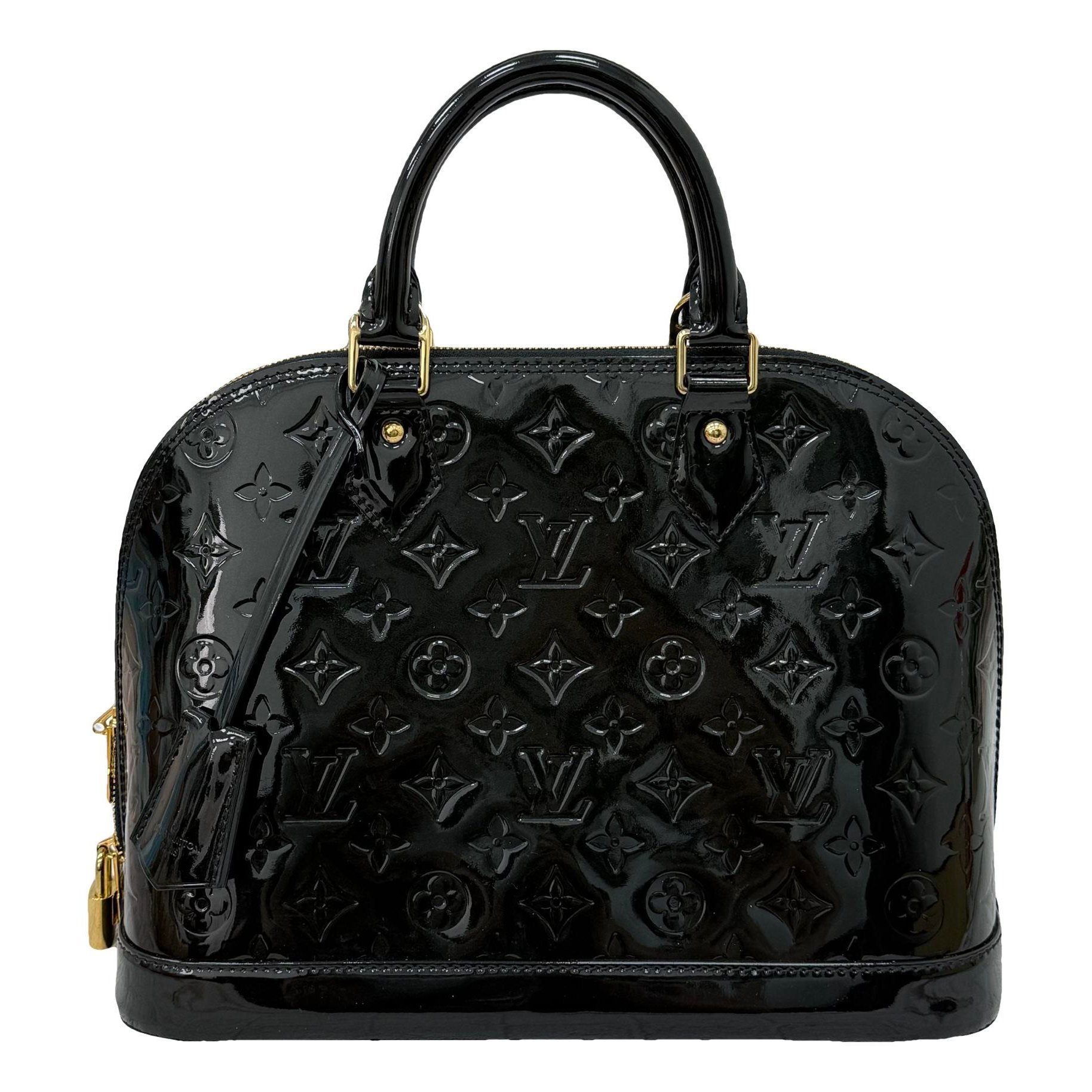 Alma patent leather handbag
