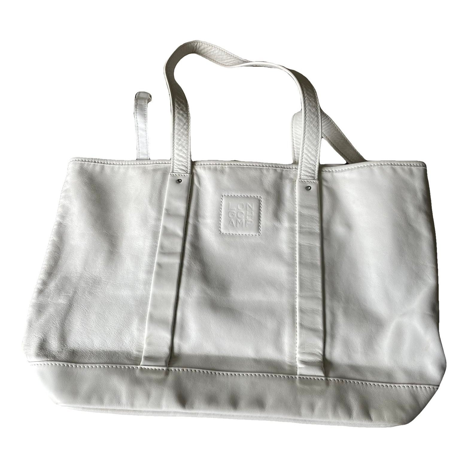 3D leather tote