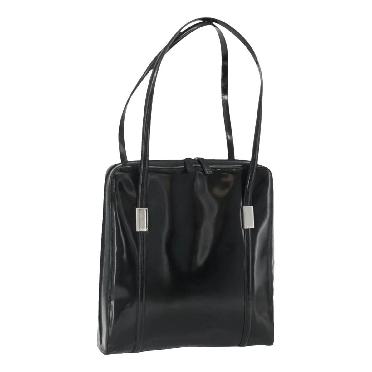 Patent leather tote