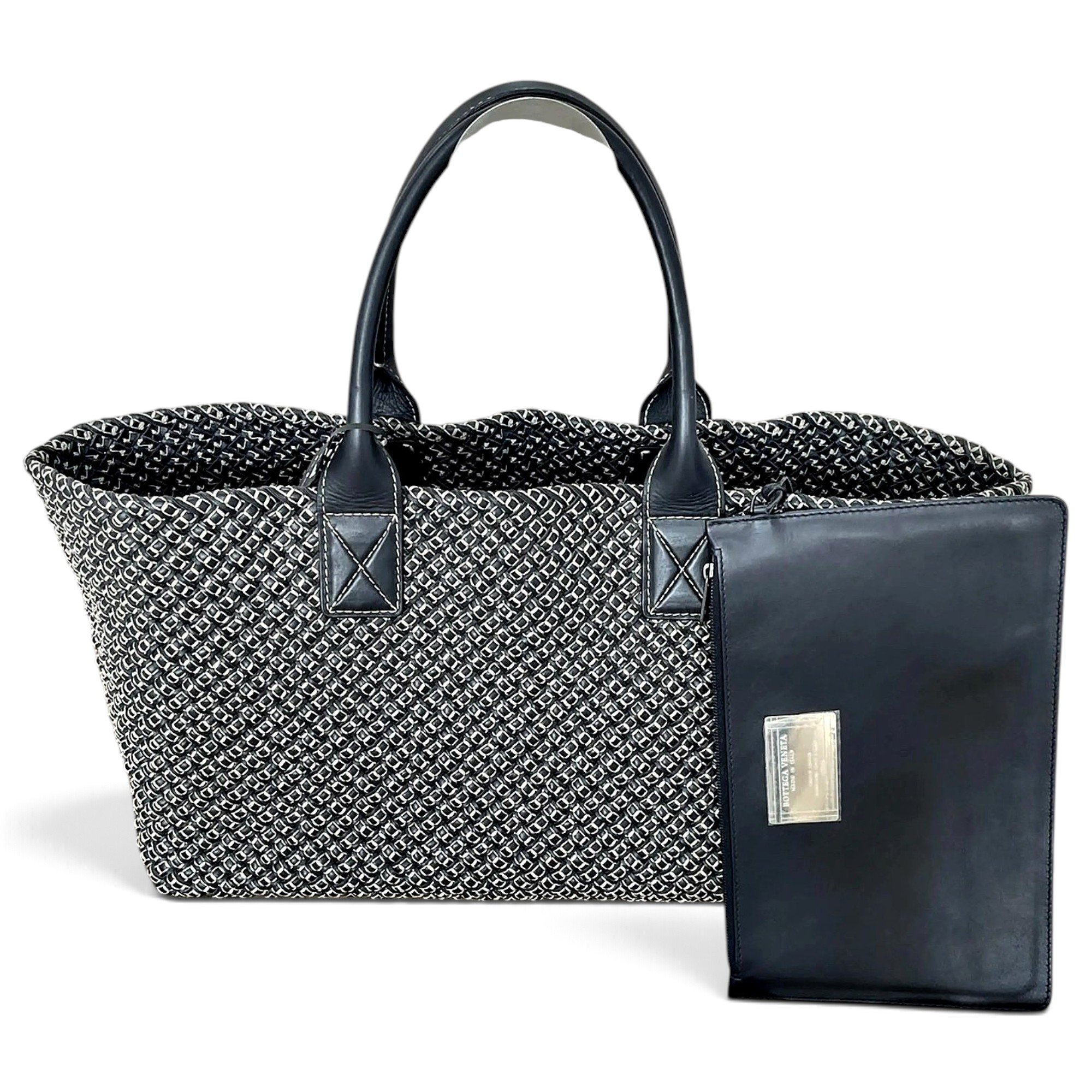 Cabat leather tote
