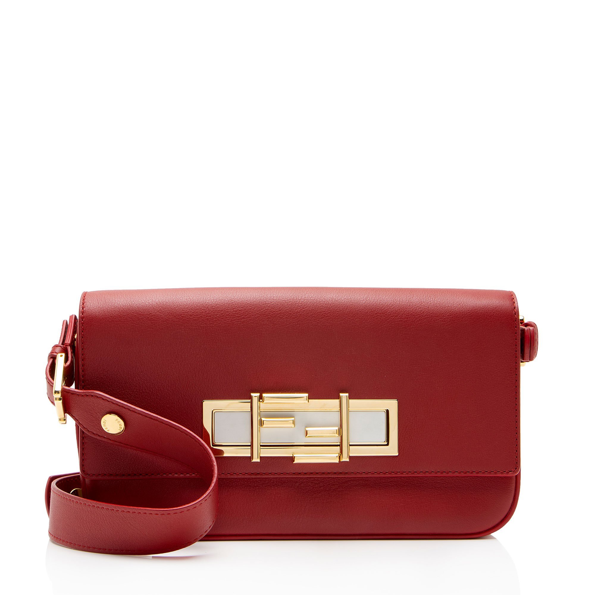 Baguette leather handbag