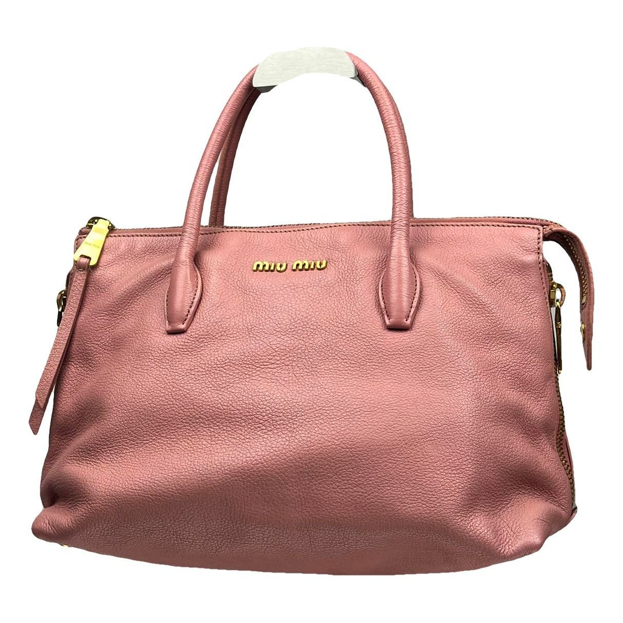 Leather handbag