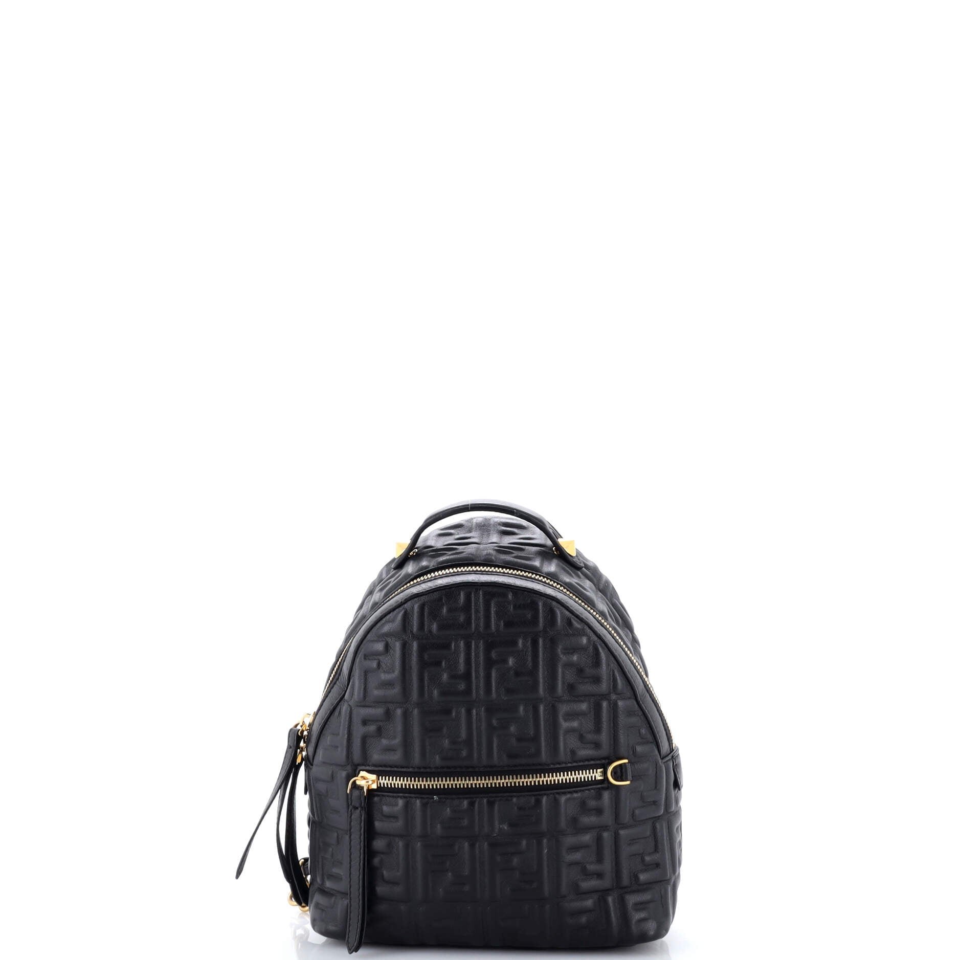 By The Way Backpack Zucca Embossed Leather Mini