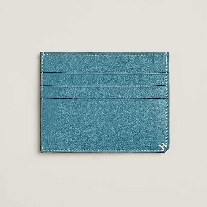 New Bleu Jean H Sellier Card Holder