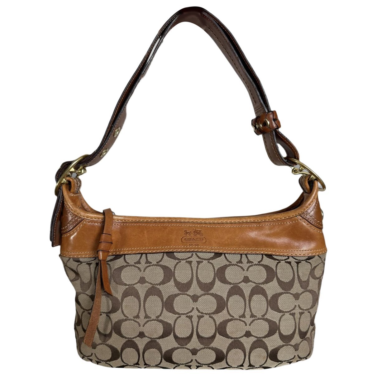 Signature Sufflette leather handbag